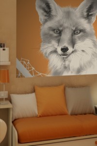Fox- Animals Squared by Joel Haynes Art
